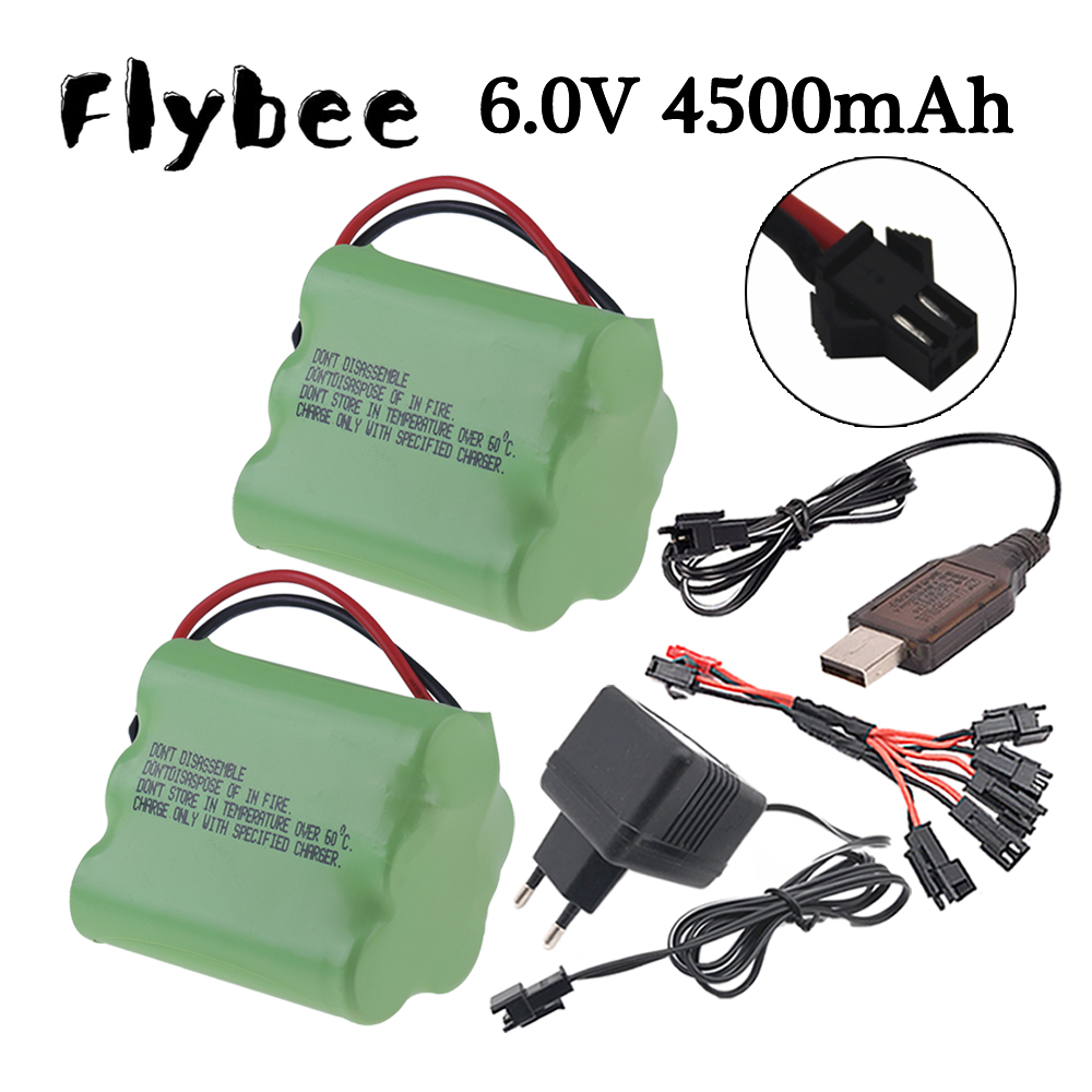 Rc Hobby Boat - Batería Ni-MH de 6v y 4500mAh,