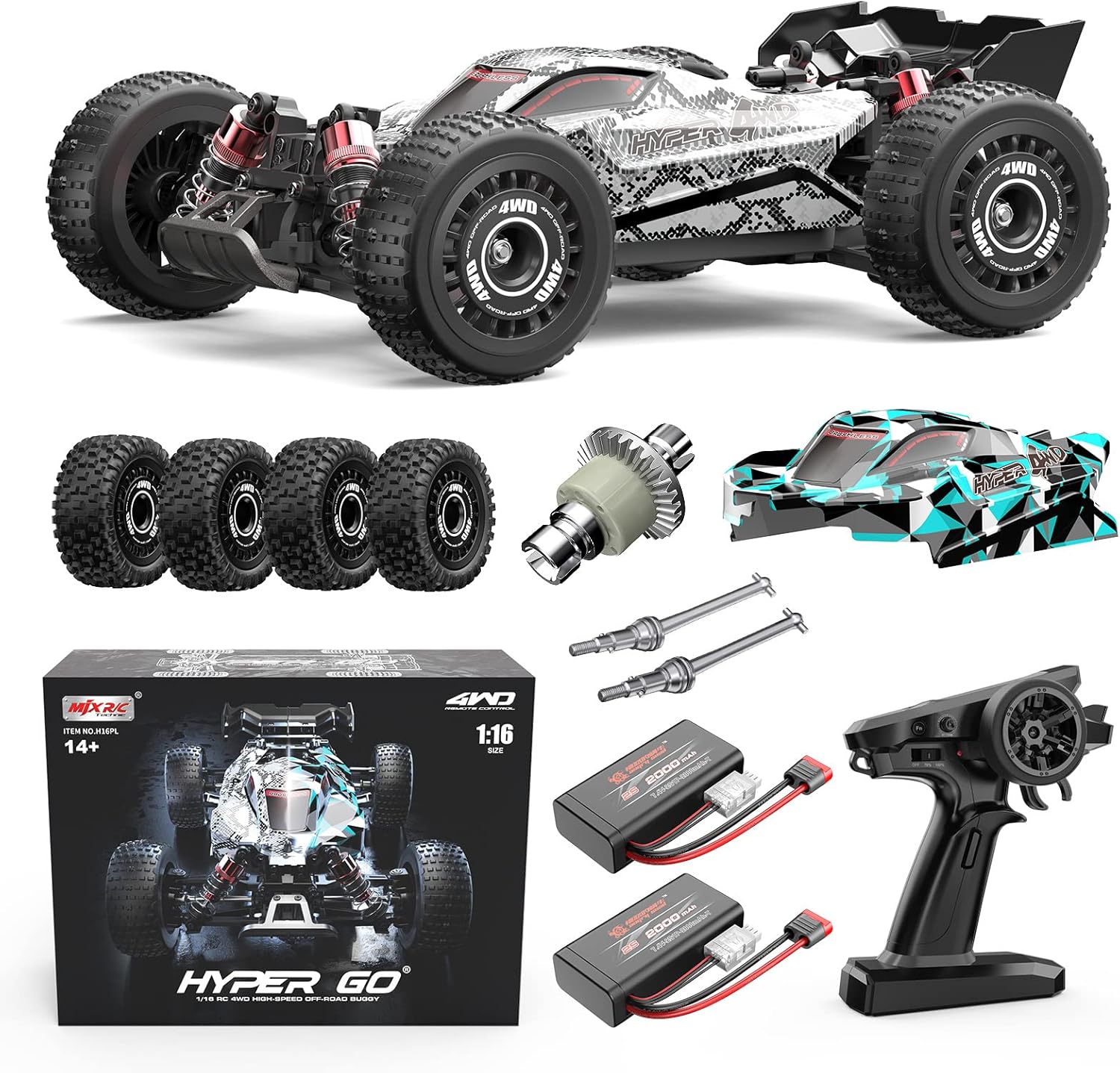 Rc Hobby Grade Truck - Buggy RC sin escobillas a escala