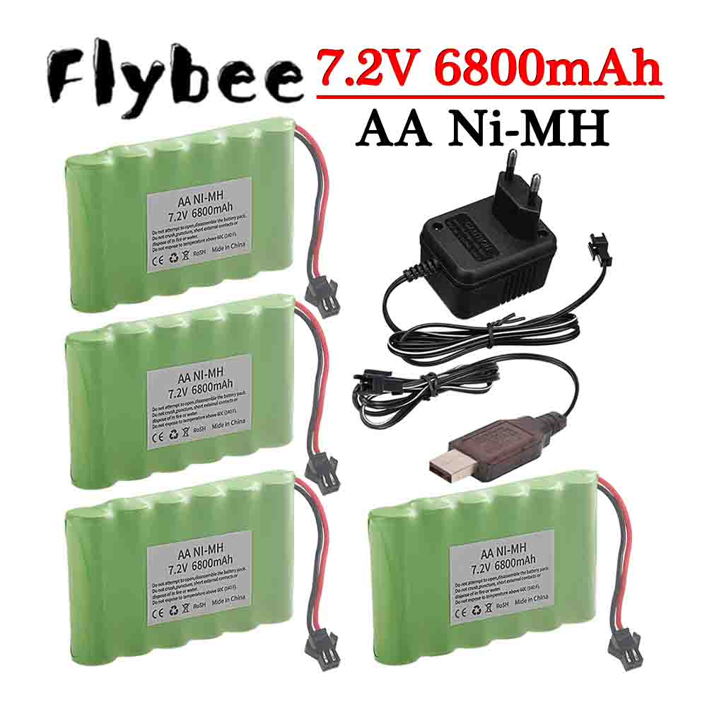 Rc Hobby Boat - Ni-MH 7,2 V 6800mAh SM enchufe