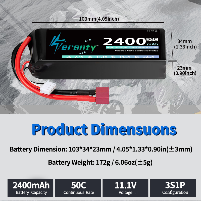 Batería Lipo TERANTY 3S 2200/2 - Rc Hobby Boat reseña y precio