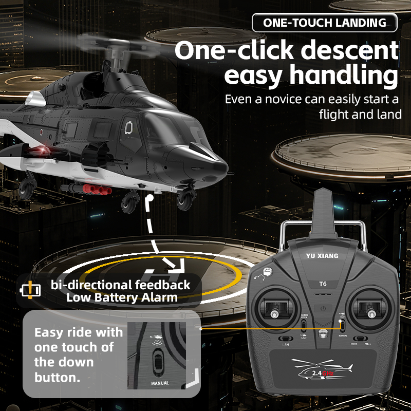 Nuevo Helicóptero RC YUXIANG F - Rc Hobby Experts reseña y precio