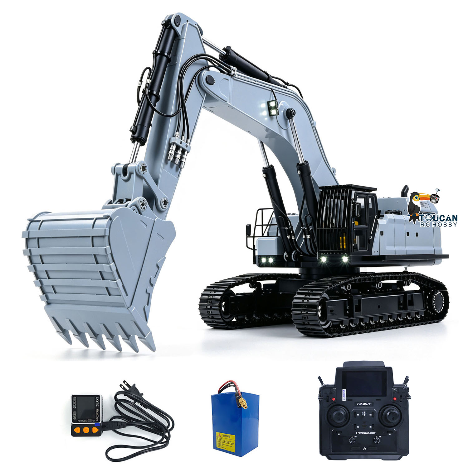 Excavadora Hidráulica RC 1/123 - Rc Excavator Hobby reseña y precio