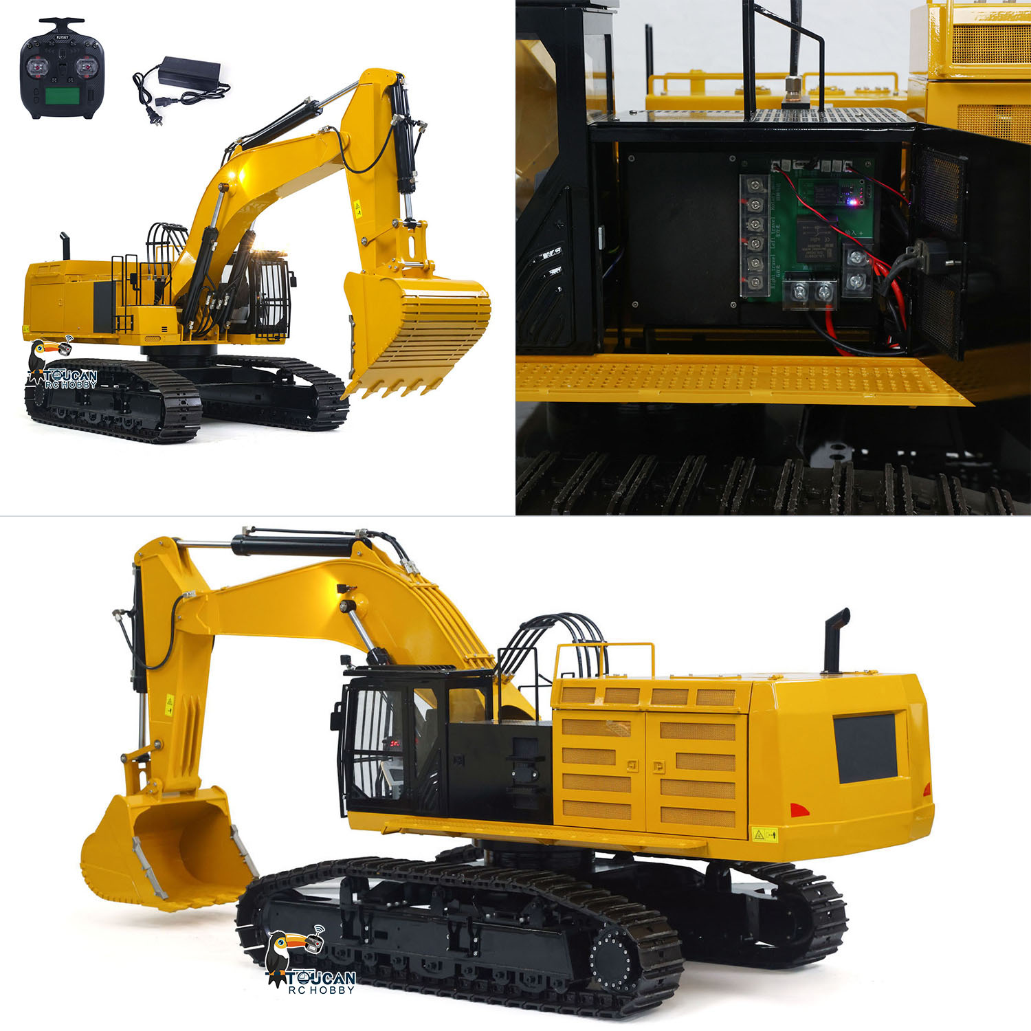 Excavadora Hidráulica Metálica - Rc Hobby Track reseña y precio