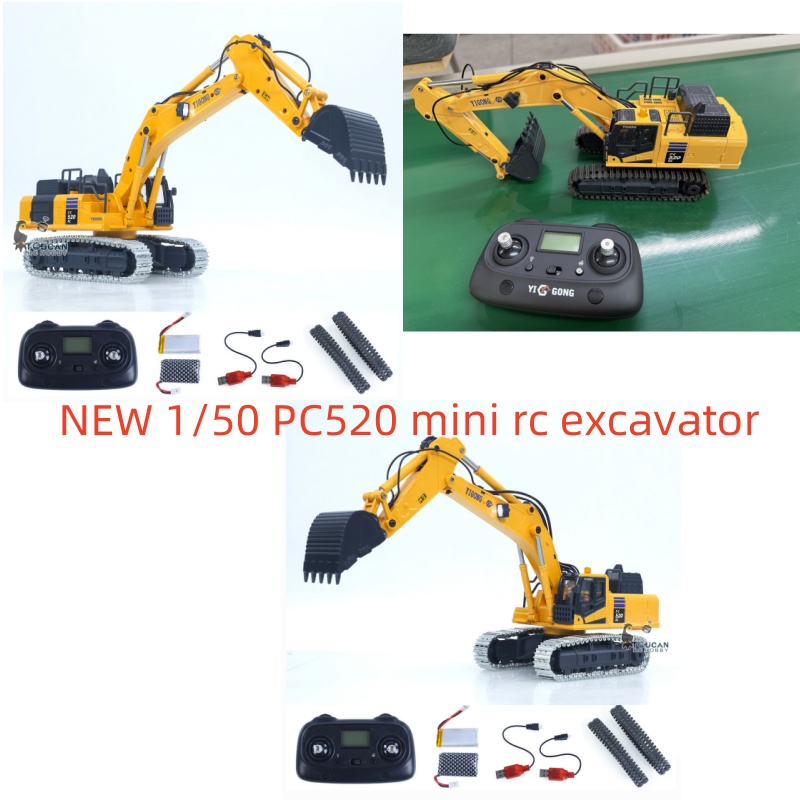 Mini Excavadora RC 1/50 PC520, - Rc Hobby Track reseña y precio