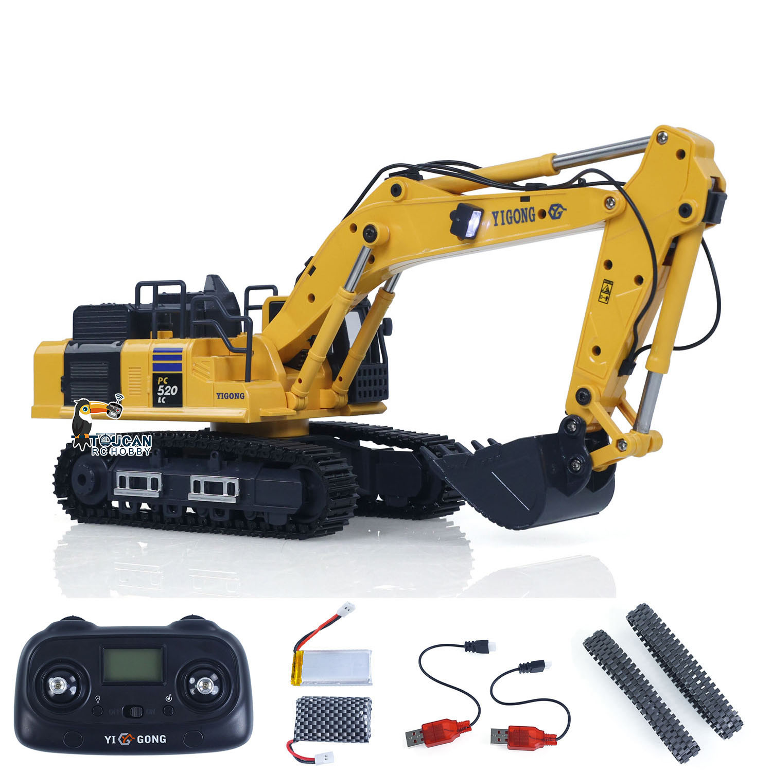 Mini Excavadora RC 1/50 PC520, - Rc Hobby Track reseña y precio