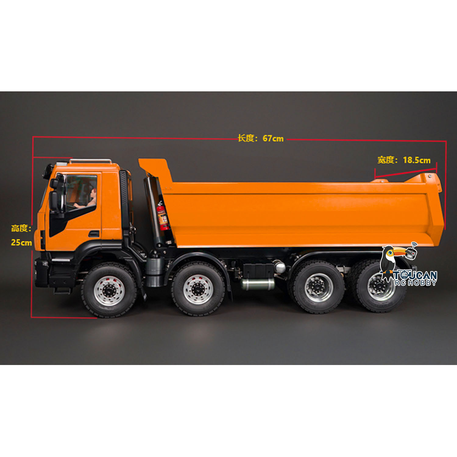 Coche volquete hidráulico RC a - Rc Hobby Dump Truck reseña y precio