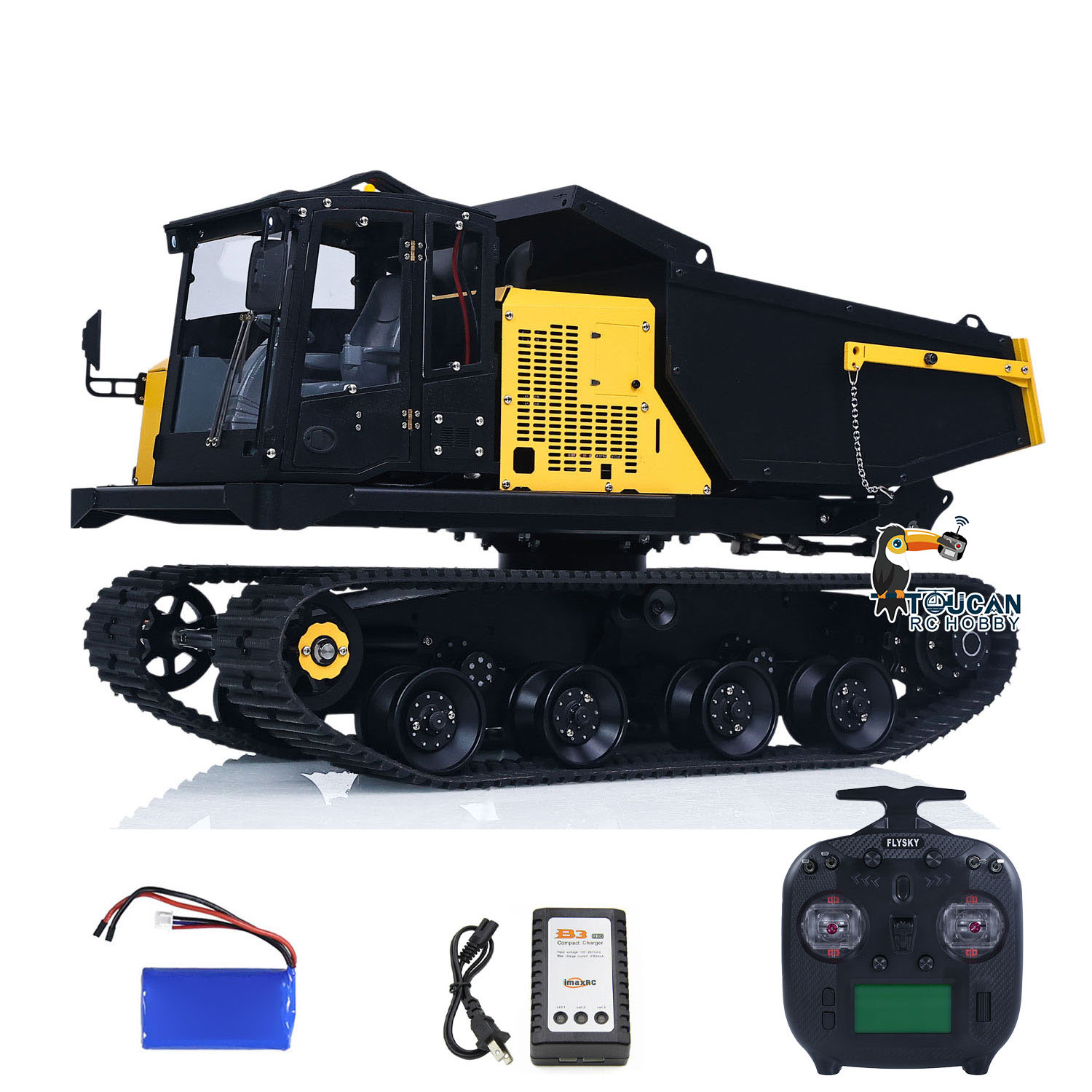 WKLC 1/14 Camión Volquete Hidr - Rc Hobby Track reseña y precio