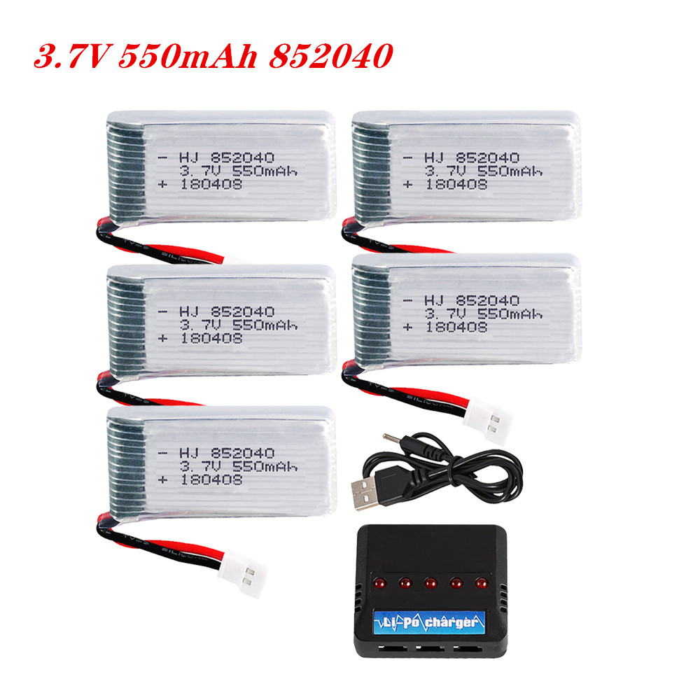 Batería Lipo 3.7V 550mAh 25C 8 - Hobby Rc Quadcopters & Multirotors reseña y precio