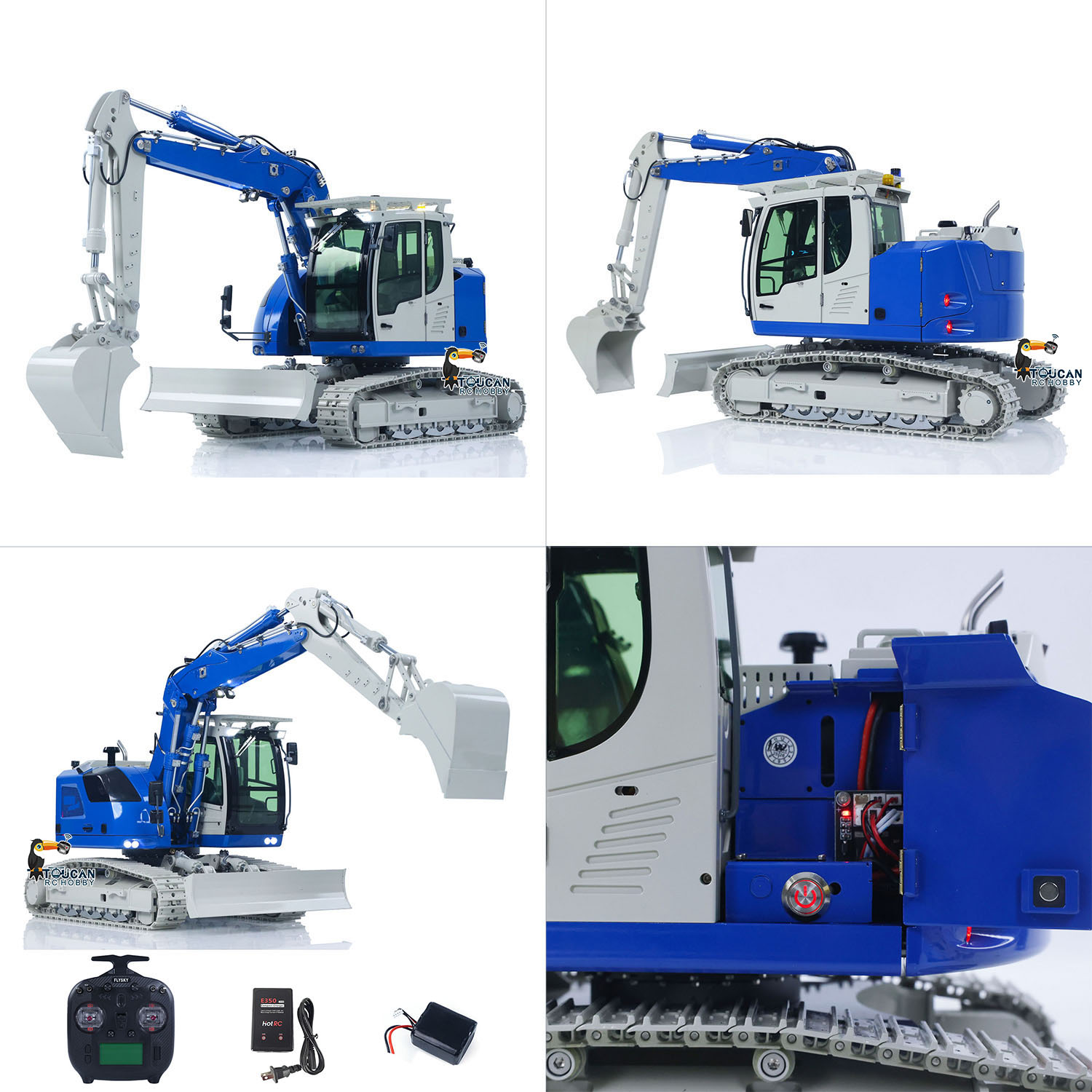 Modelo de Excavadora Hidráulic - Rc Excavator Hobby reseña y precio