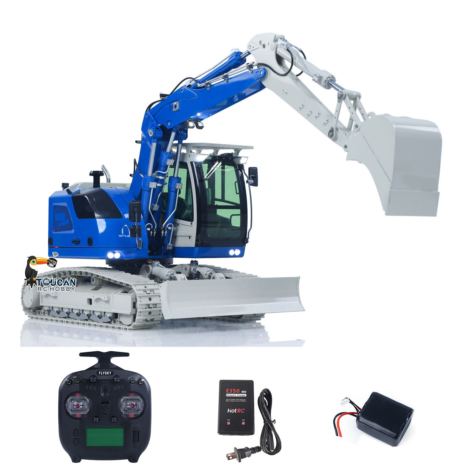 Modelo de Excavadora Hidráulic - Rc Excavator Hobby reseña y precio