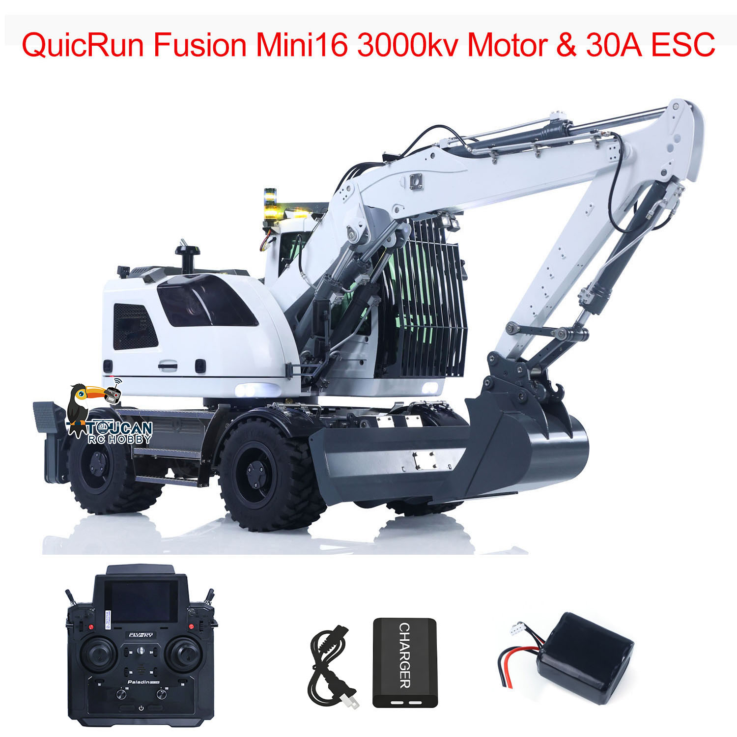 RTR 1/14 RC excavadora hidrául - Rc Excavator Hobby reseña y precio